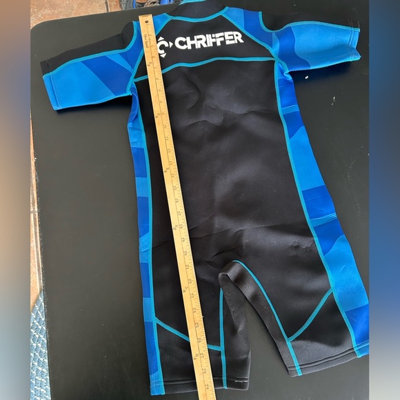 Chriffer Kids Wetsuit for Girls Boys 2mm Thermal Blue Size XL - Picture 6 of 6